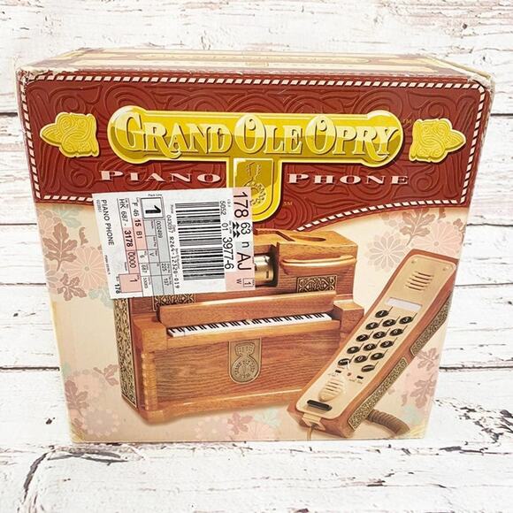 Vintage Grand Ole Oprey Wooden Piano Phone 1996 - Picture 2 of 11